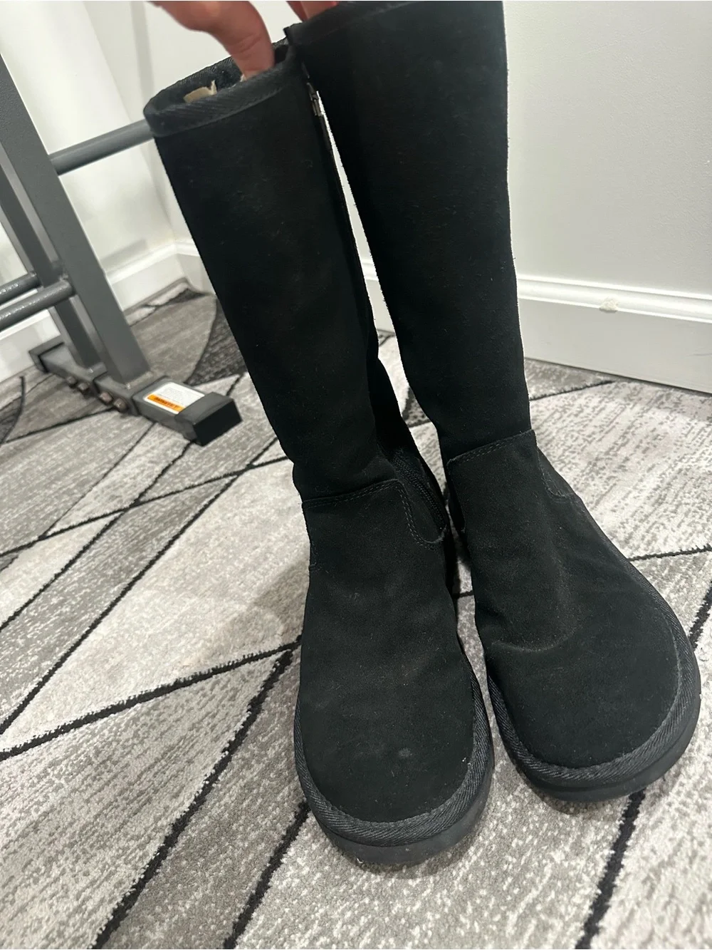 UGG Black Suede Boots